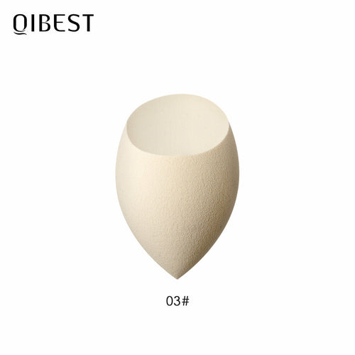 QIBEST Beauty Egg Sponge Puff Wet and Dry Do Not Eat Powder Beauty Egg