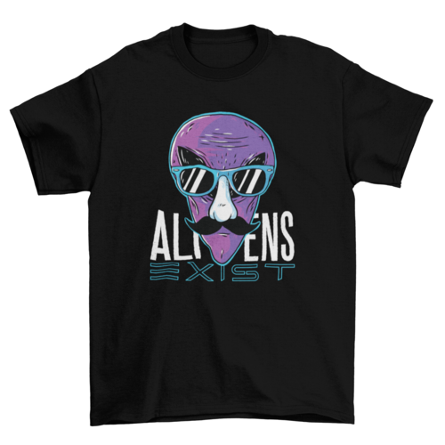 Aliens exist t-shirt