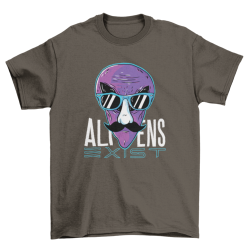 Aliens exist t-shirt