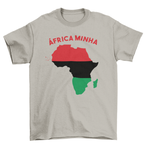 Africa Minha Pan-African Motif T-shirt