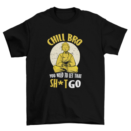 Chill Buddha T-Shirt Design