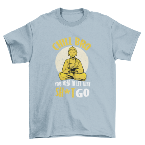 Chill Buddha T-Shirt Design