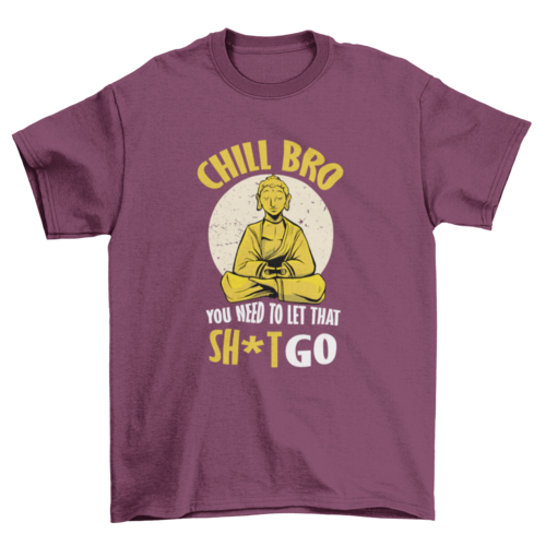 Chill Buddha T-Shirt Design