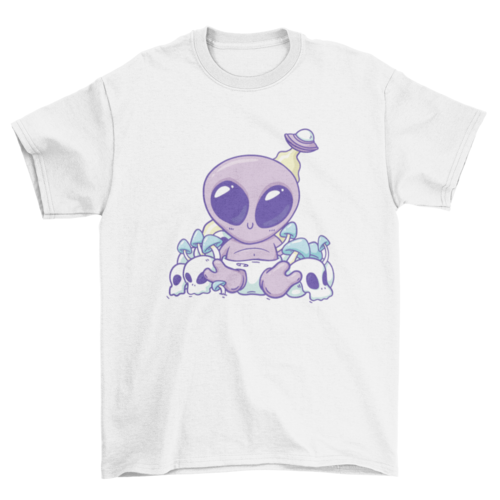 Baby alien t-shirt design