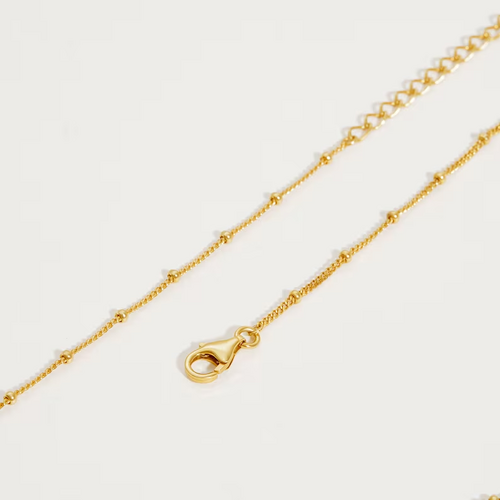 Satellite Chain, Ball Bead Necklace For Her, Dainty Chain Necklace