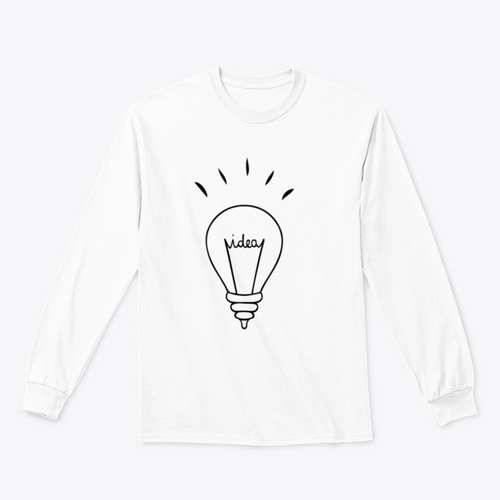 Light Bulb And Ideas Design for Sweatshirt